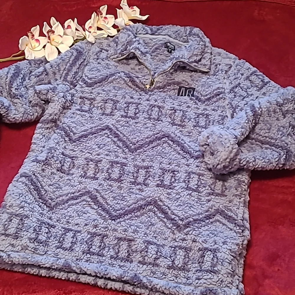 Quarter Zip Sherpa Sweater NWOT - Picture 1 of 12